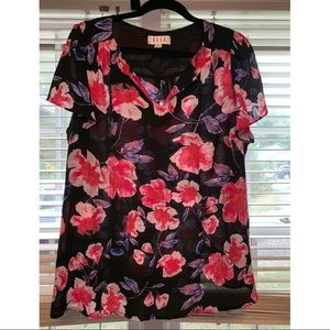 Elle floral blouse